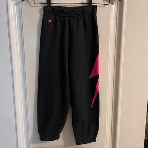 Aviator Nation Dark Grey with Pink Bolt 6